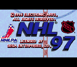 NHL 97 screenshot 3 for Sega Genesis